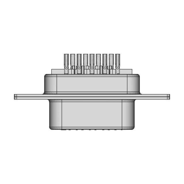 CAD Model of De-9 Connector for Engineering Projects
