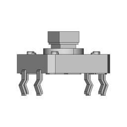 CAD Model of 12Mm Push Button And Cap for Engineering Projects