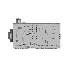 CAD Model of Printed Circuit Board Assembly for Engineering Projects