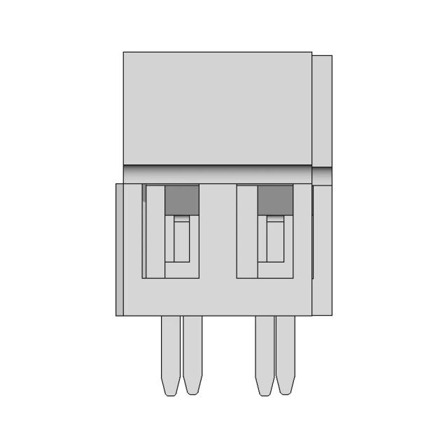 CAD Model of Terminal Block - 5Mm Pitch for Engineering Projects