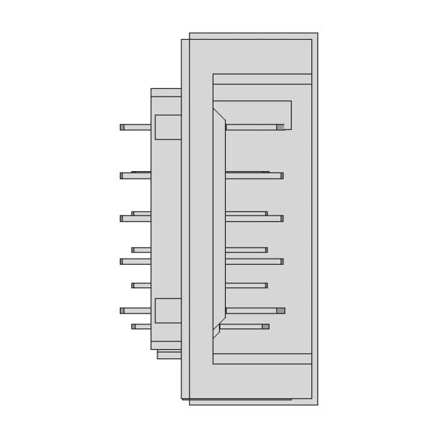 CAD Model of Battery Connector For Dewalt. for Engineering Projects