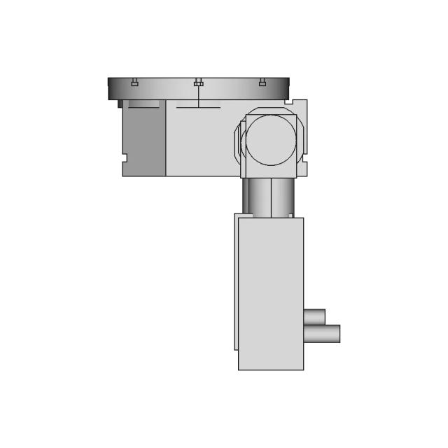 CAD Model of Rotary Table Nc for Engineering Projects