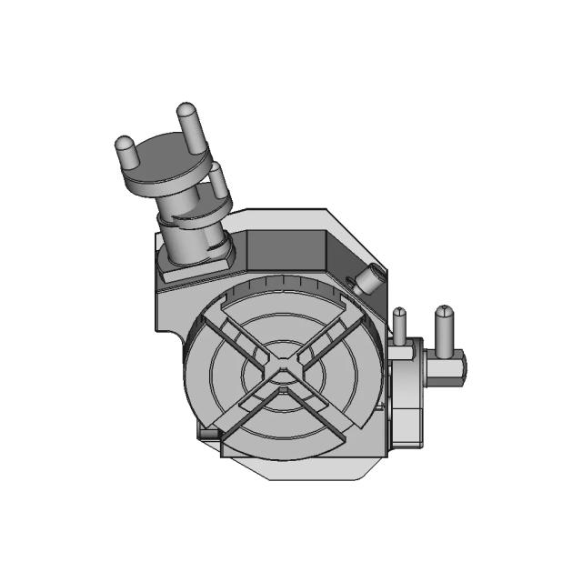 CAD Model of 3 Inch Rotary Table for Engineering Projects