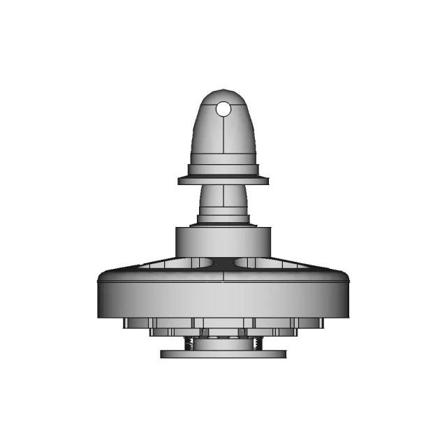 CAD Model of 5010 Brushless Dc Motor 750Kv for Engineering Projects