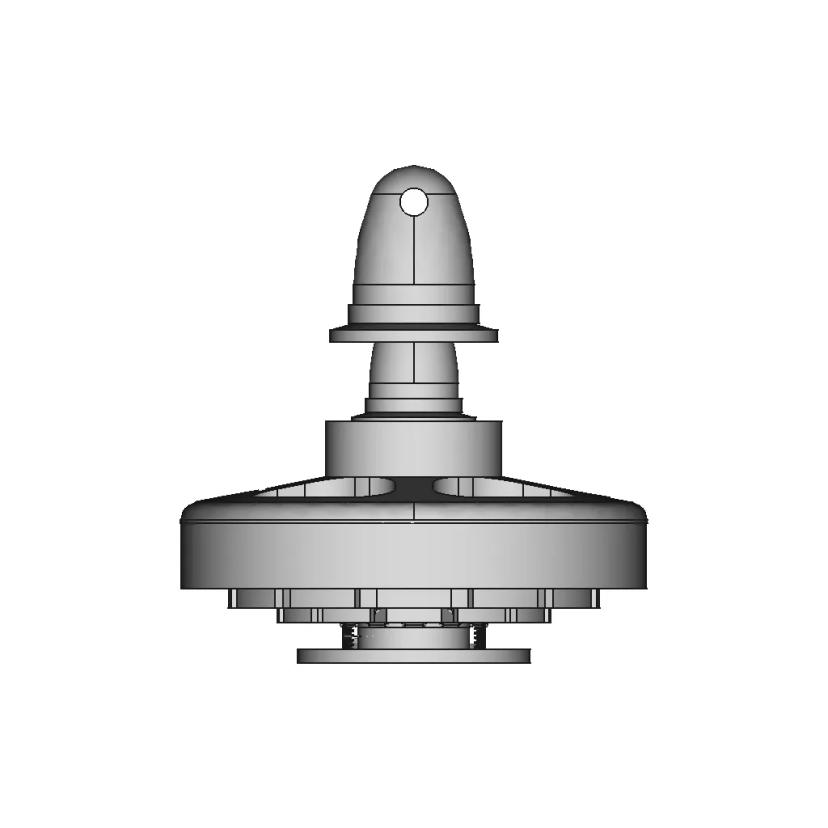 CAD Model of 5010 Brushless Dc Motor 750Kv for Engineering Projects