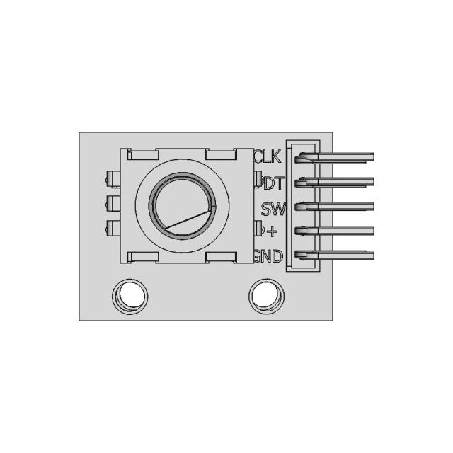CAD Model of Rotary Encoders for Engineering Projects