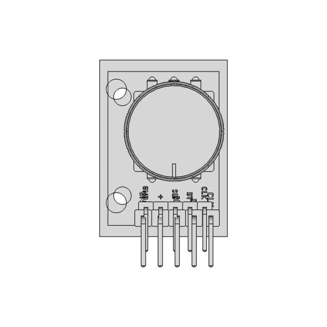 CAD Model of Rotary Encoder - Ky-040 for Engineering Projects