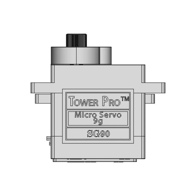 CAD Model of Sg90 Servo Motor for Engineering Projects