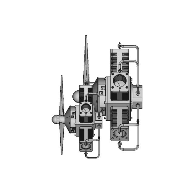 Radial Engine - Downloadable CAD Representation