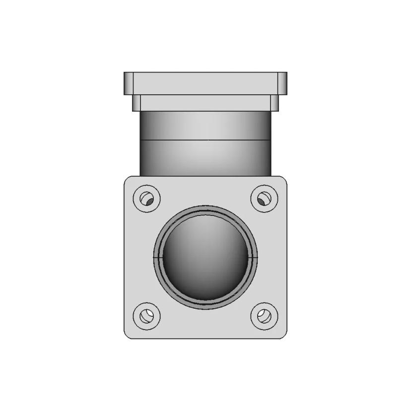 Pipe With Flange - Standard Mechanical Component