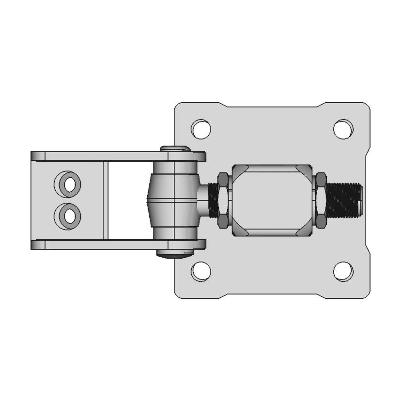 Heavy Duty Hinge 180 Degree Opening, Reference Model Sku: Fac236.22P | 3D Engineering Design File