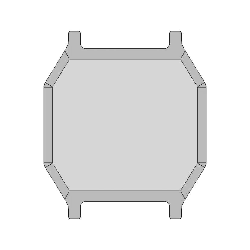 Casio F-91W Clear Case V2 | High-Quality CAD Model