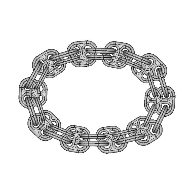 Bracelet Chain | High-Quality CAD Model