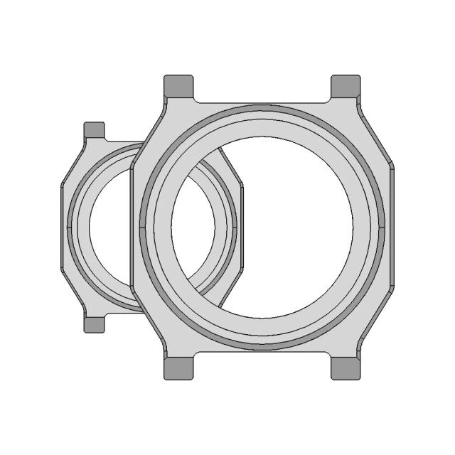 3D Printed F-91W Case - Standard Mechanical Component