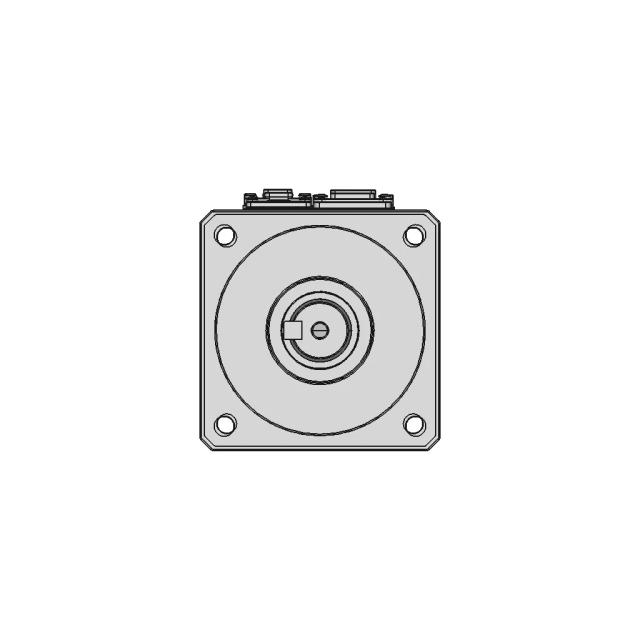 Servo Motor A6M80-1000H2B1-M17 - Downloadable CAD Representation
