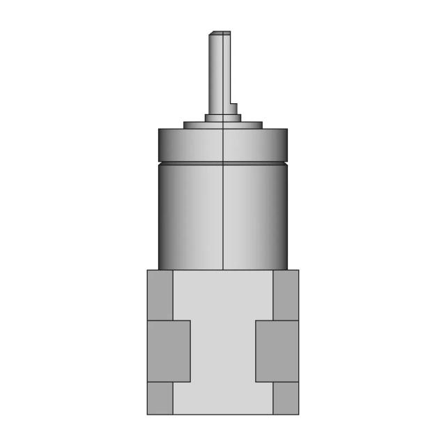 Nema 17 Step Motor With Reduction1:51 - Downloadable CAD Representation