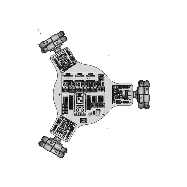 3 Dof Mobile Robot - Standard Mechanical Component