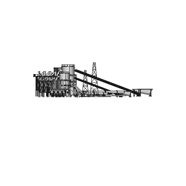 Waste Management Plant - Eaf Fluidized Combustion #1 - Downloadable CAD Representation