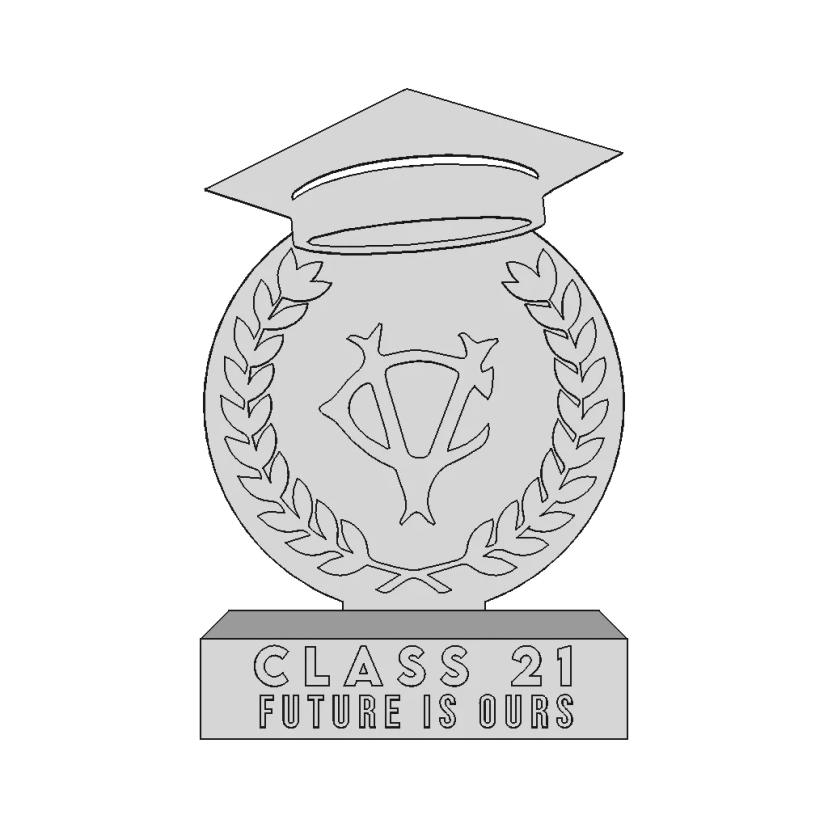 Victoria Collage Trophy - Standard Mechanical Component
