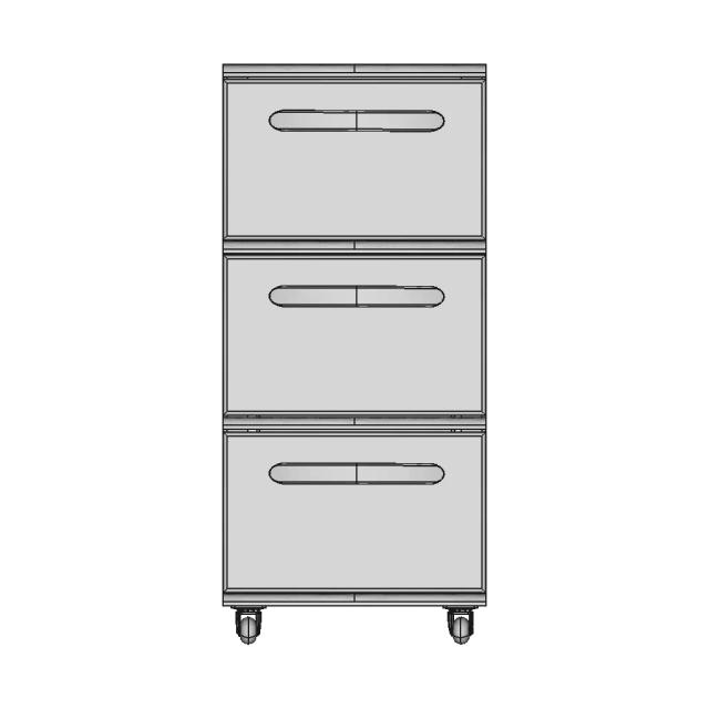 Módulo Gaveteiro Para Marcenaria | High-Quality CAD Model