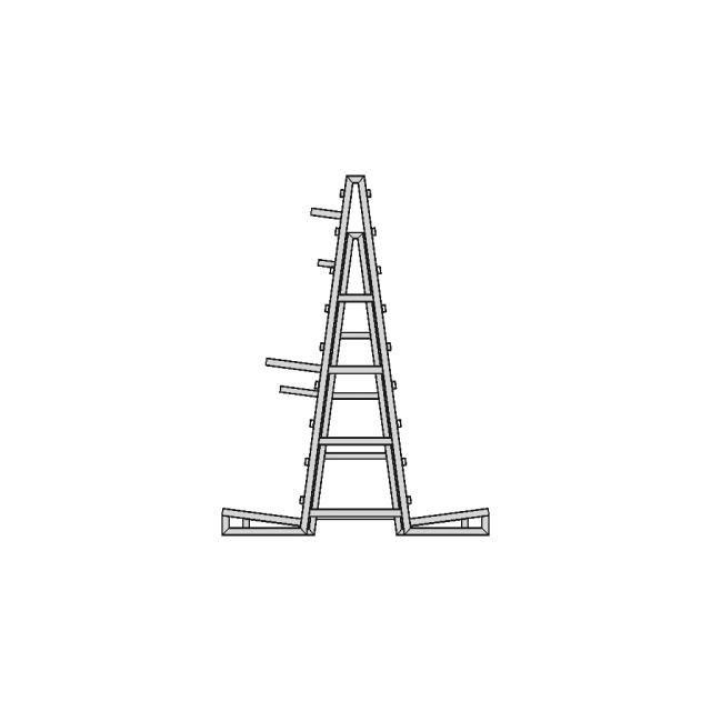A-Frame Stand For Furniture Panels - Standard Mechanical Component