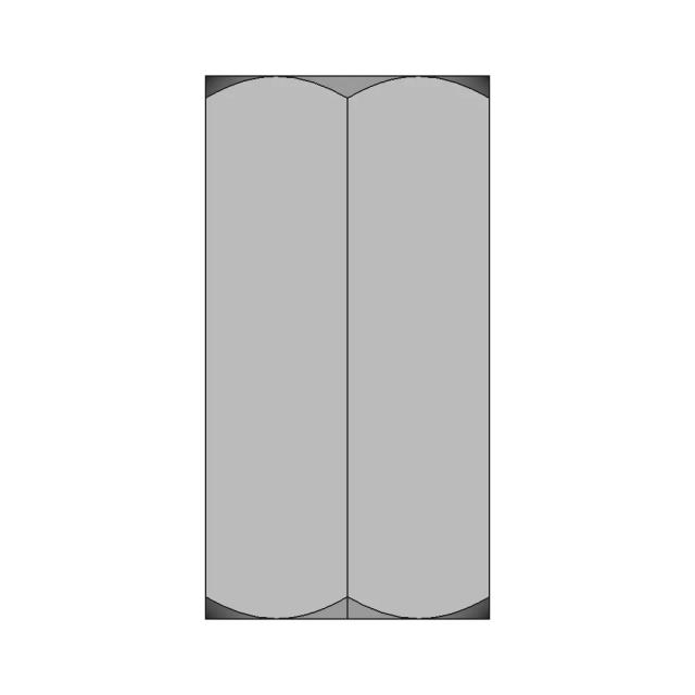 Din 6334 Hexagon Coupling Nut 3Xd | 3D Engineering Design File