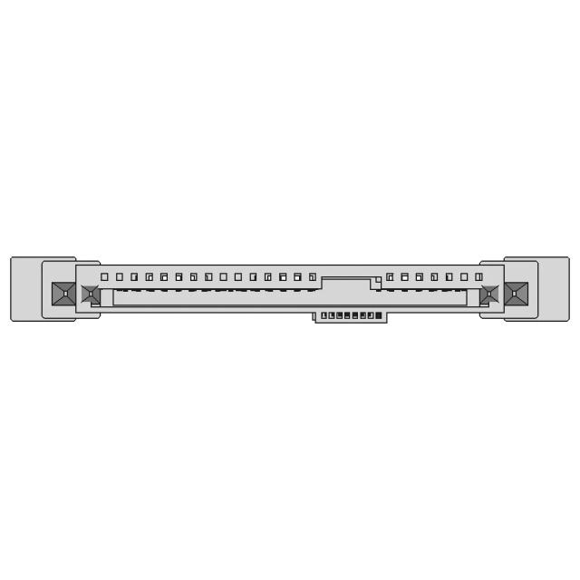 Sas Connector Sff-8482 | High-Quality CAD Model