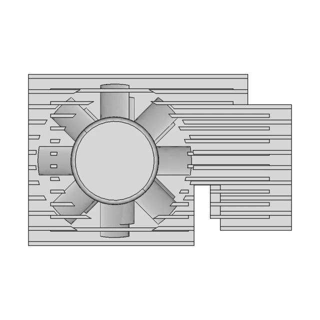 Geeekpi Cooler Kit Raspi 3 4 - Downloadable CAD Representation