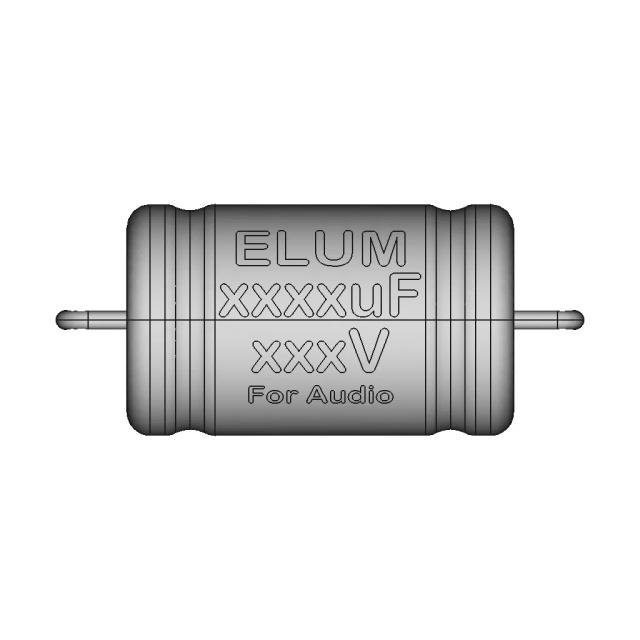 Bi-Polar Axial Capacitor - Standard Mechanical Component