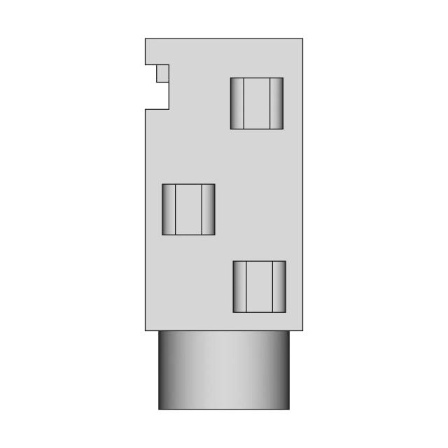 3.5Mm Audio Jack Pj-320A | High-Quality CAD Model