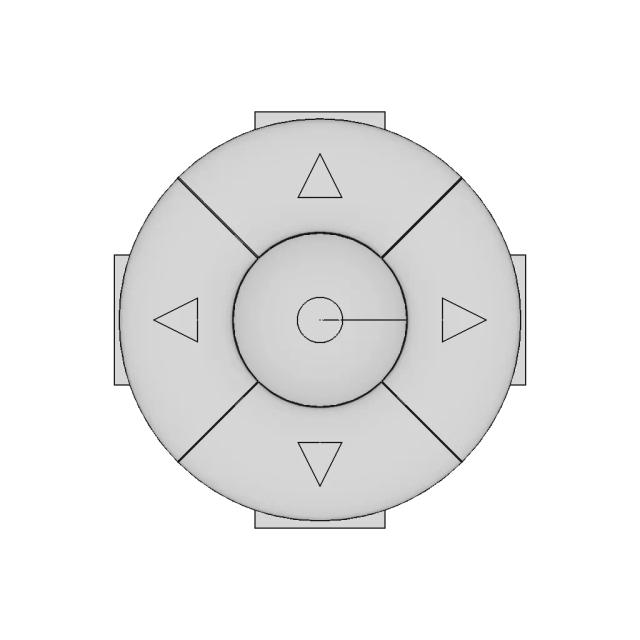 5 Way Button | 3D Engineering Design File