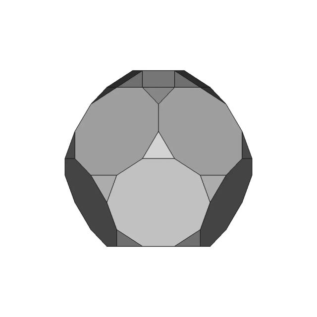 Augmented Truncated Dodecahedron - Standard Mechanical Component