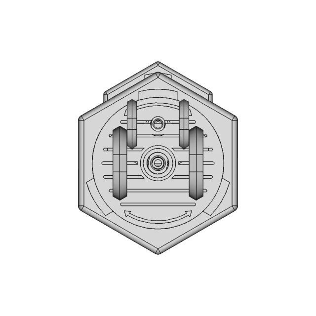 3D Printable Bioreactor For Deep Space Food Production - Sacha Taylor - Downloadable CAD Representation