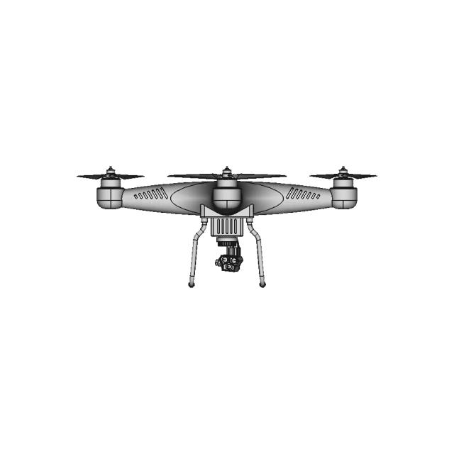 Quadcopter - Downloadable CAD Representation