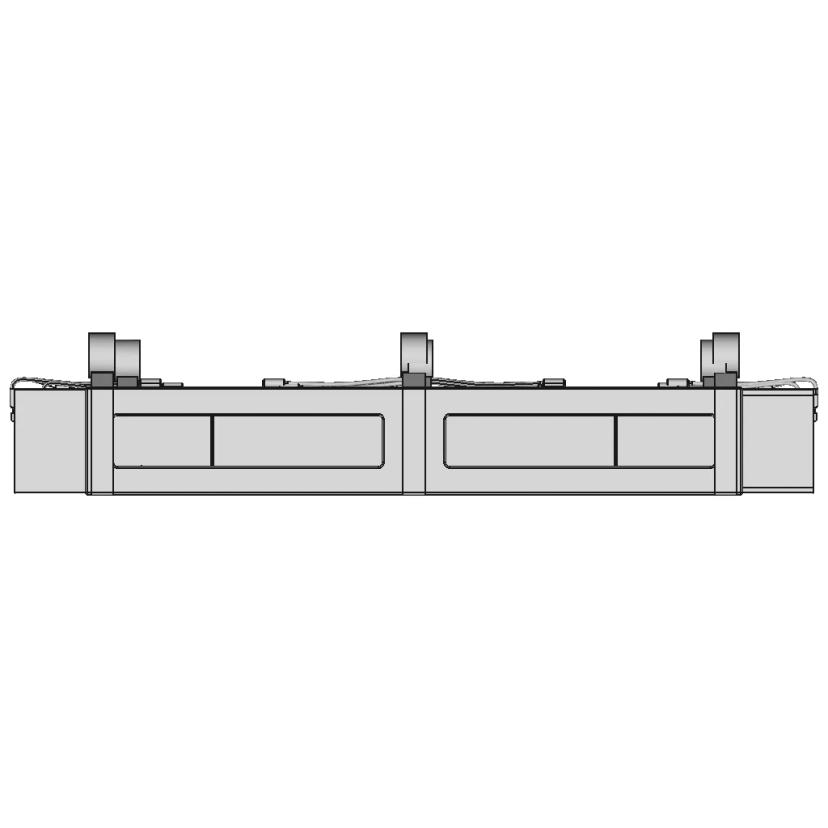 Vtol Uav With Batteries - Downloadable CAD Representation