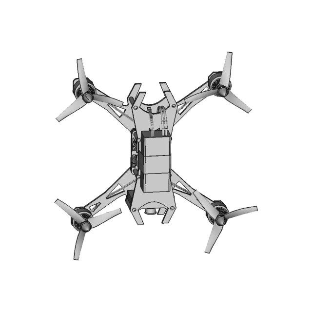 Drone (Fpv-Quadcopter) - Downloadable CAD Representation