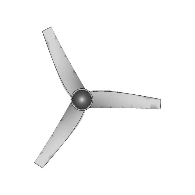 Propeller 3 Blade (3.9In) | High-Quality CAD Model
