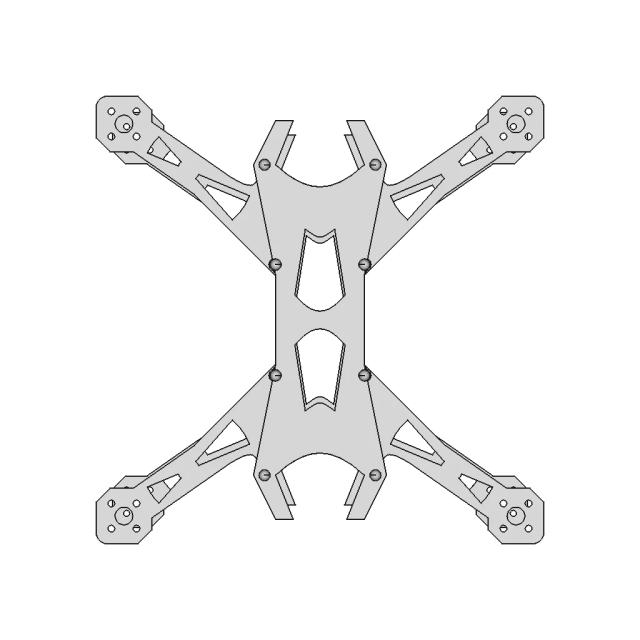 Drone Frame (Small 20X20Cm) - Standard Mechanical Component