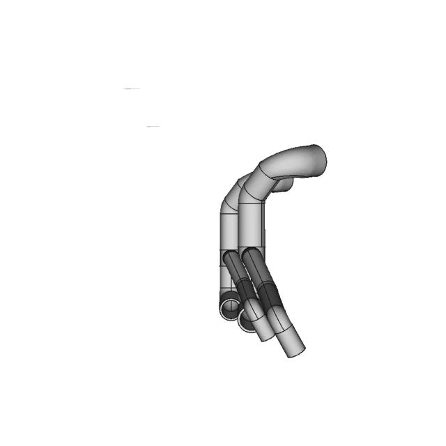 Lower Engine Hose Jcb Th | 3D Engineering Design File