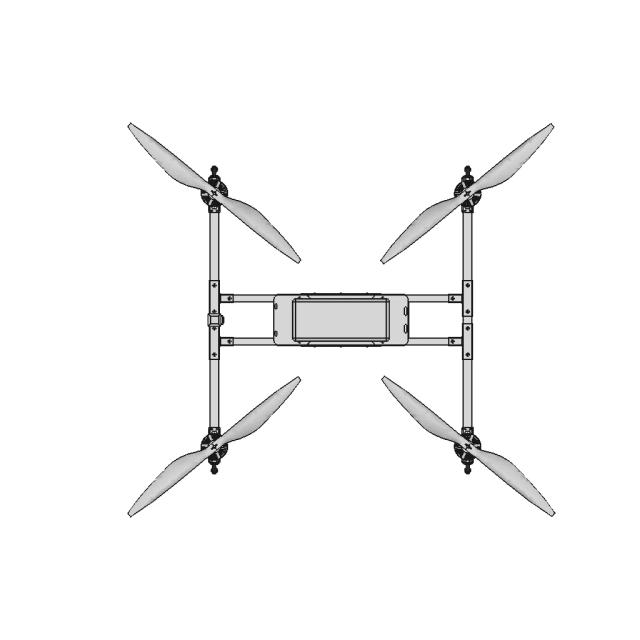 H-Frame Drone | 3D Engineering Design File