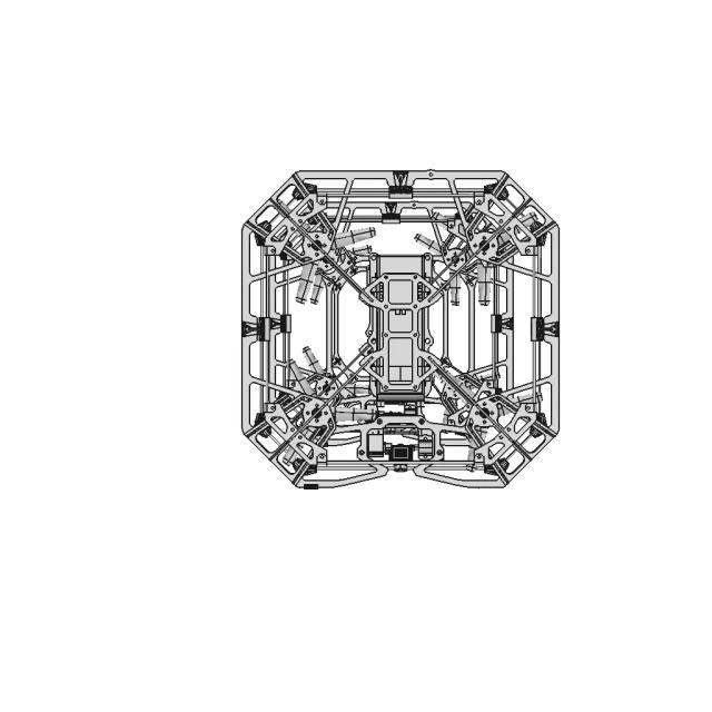 Industrial Inspection Drone - Downloadable CAD Representation