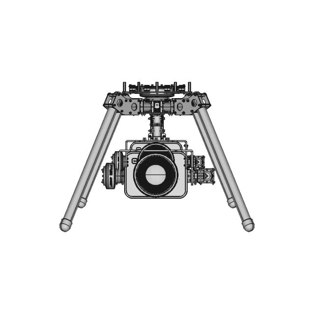 Z8 Drone Octocopter Uav - Downloadable CAD Representation