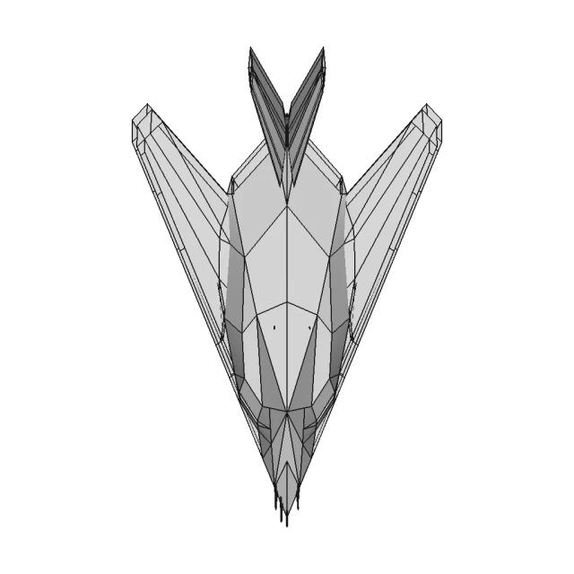 Lockheed Martin F-117 Nighthawk | High-Quality CAD Model