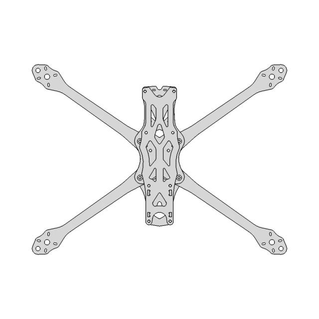 Apex Hd 7 Fpv Frame | 3D Engineering Design File
