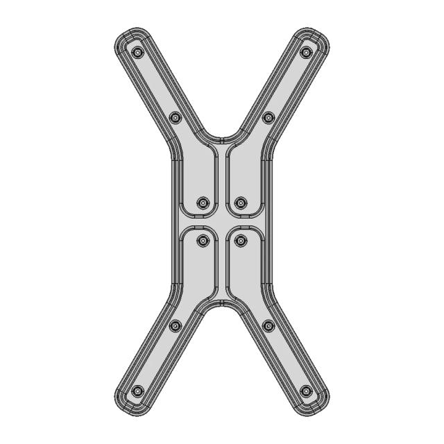 Example Of A Sheet Metal Design - Downloadable CAD Representation