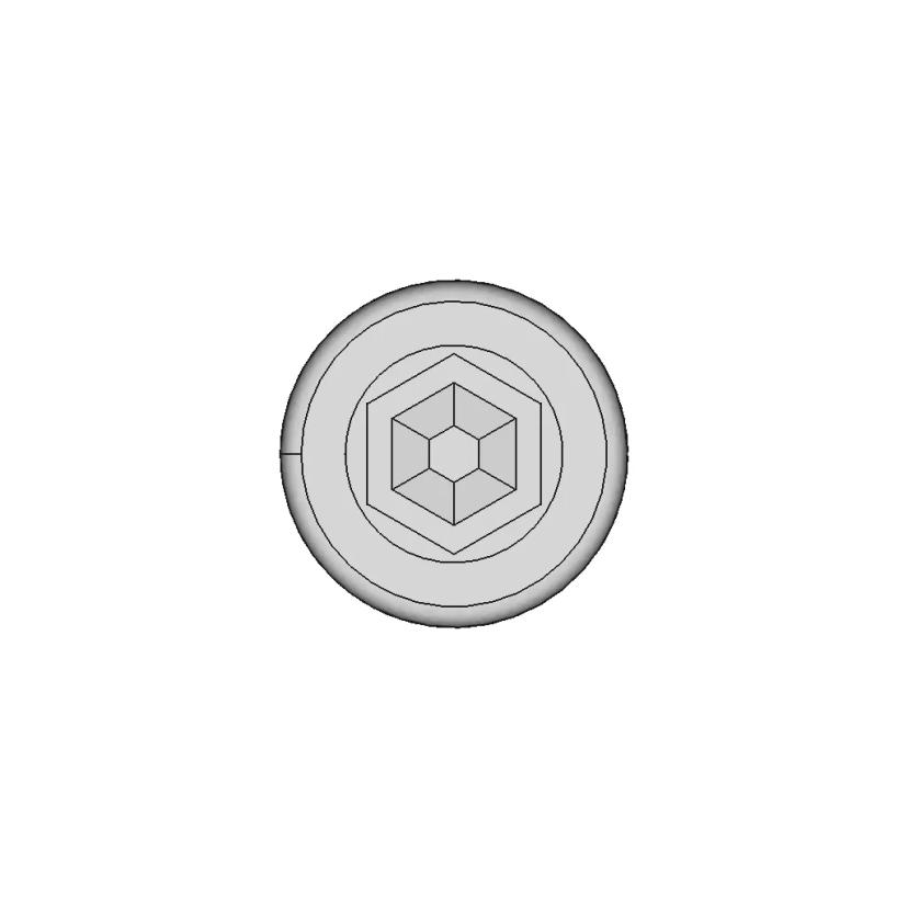M3 X 6 To 15Mm Hex Socket Cap Screw - Downloadable CAD Representation