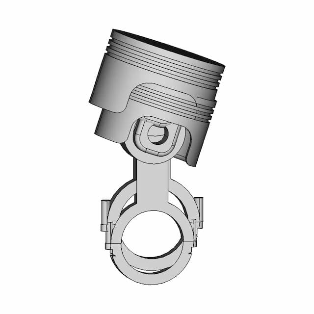 Analysis Of A Piston | 3D Engineering Design File