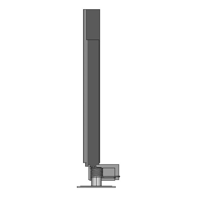 Wing Mounted To Torsion Spring - Downloadable CAD Representation