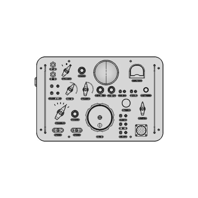 Military Radio Station - Downloadable CAD Representation