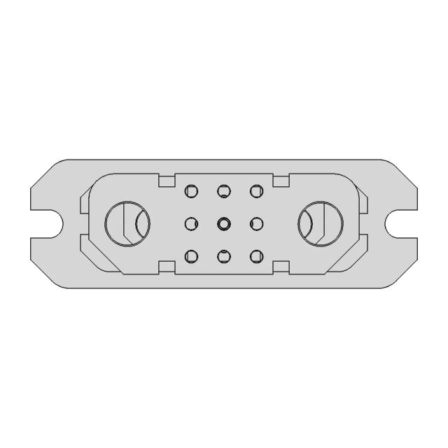9+2 Pin Connector | High-Quality CAD Model